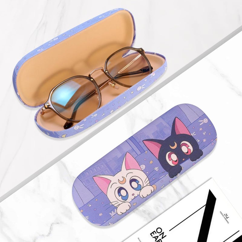 PERFECTSIGHT Store Hard Shell Eyeglasses Case, Kawaii Protective Glasses Case for Kids, Cute Eyeglass Case for Women Men Girls - Image 5